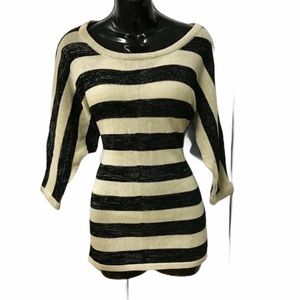 Romeo and Juliet striped sweater size medium